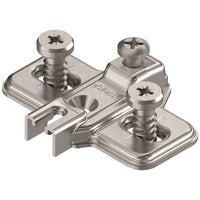 MODUL Base, en cruz, 0 mm, Acero, con tornillos Euro premontados, AA: Agujero coliso