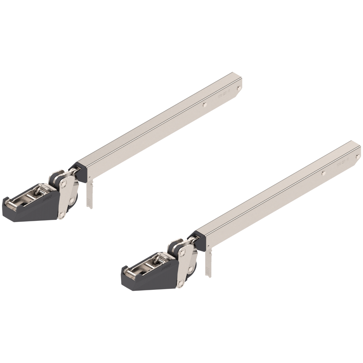 Compás abatible plegable AVENTOS HF top, palanca (Juego), ACM=480-610 mm, simétrico