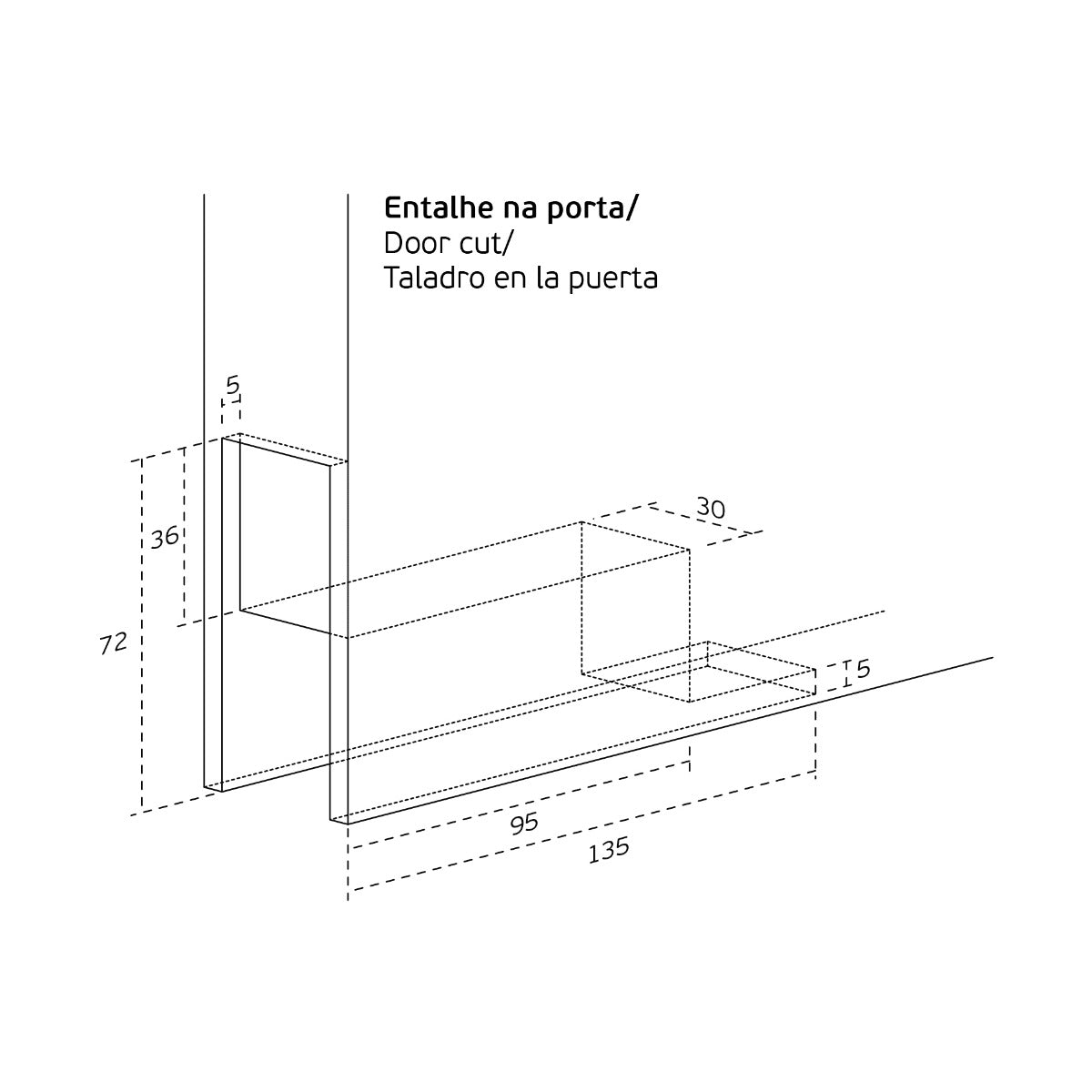 Pivote Inferior Oculto de 45kg - JNF
