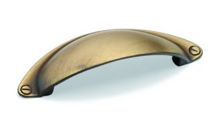 Tirador Cazoleta Zamak Bronce Óxido - Elegante y Moderno