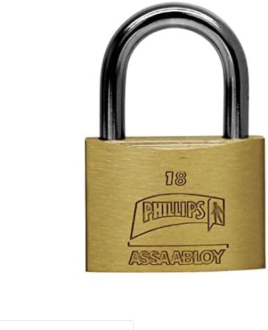 Candado de Latón Sólido 44mm Phillips - Seguridad Premium