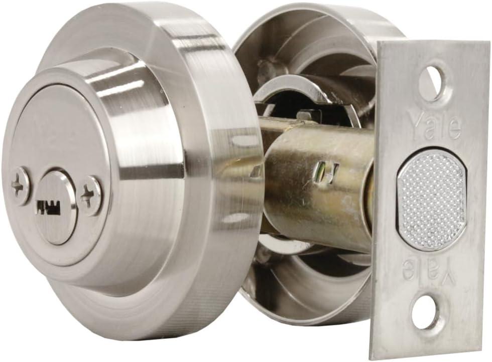 Cerrojo Argos Yale Llave-Llave Níquel Satinado