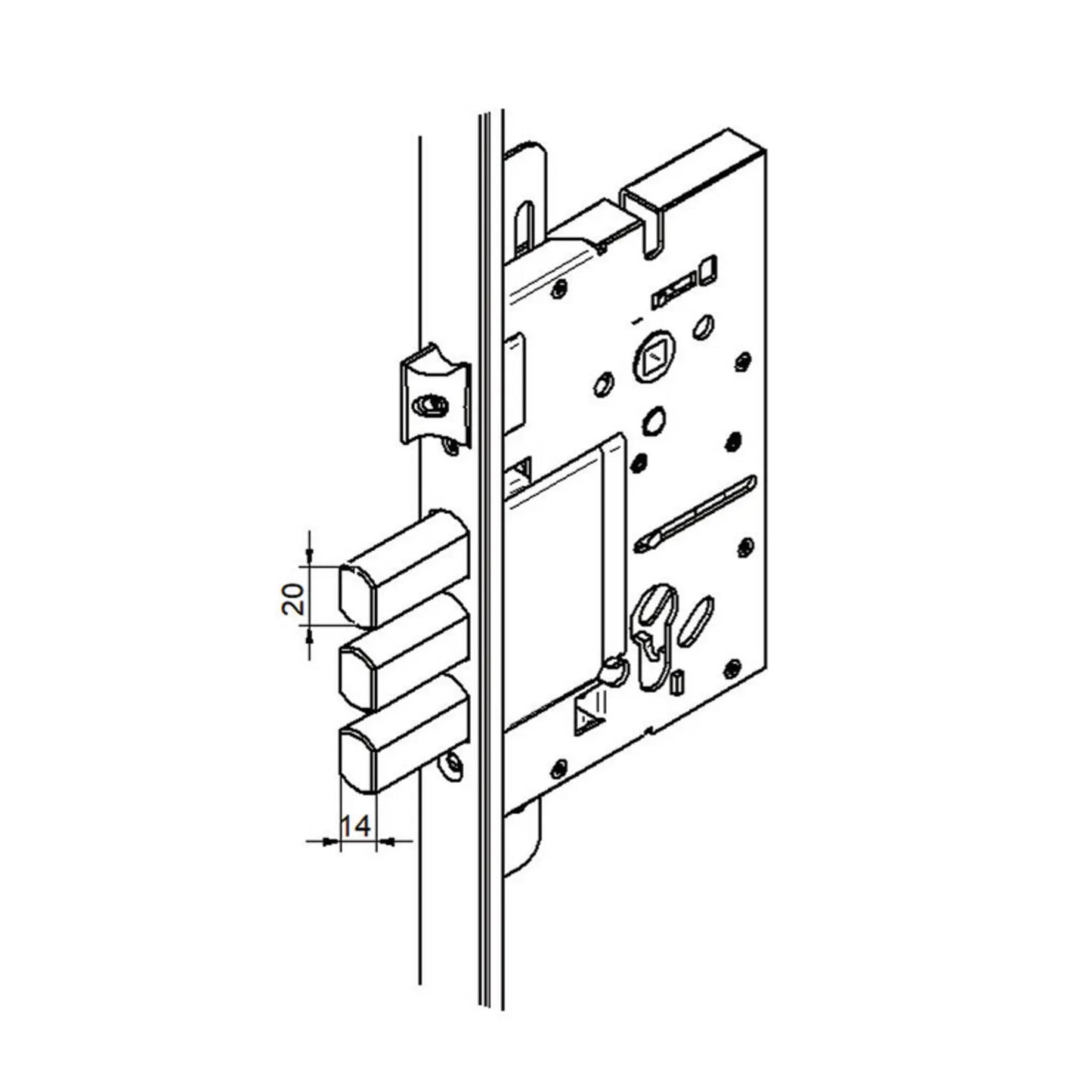801F-70 CERR. 4SE+ESCUDO 1850S - Seguridad Premium