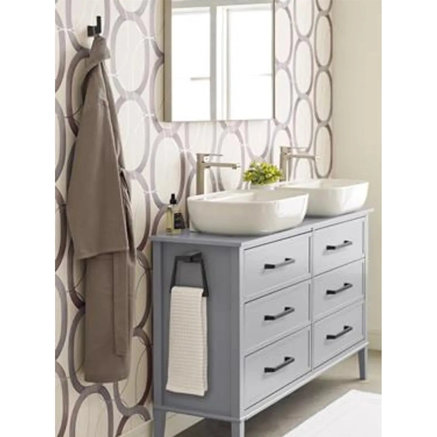 Toallero Blackrock 360 mm Bronce Negro