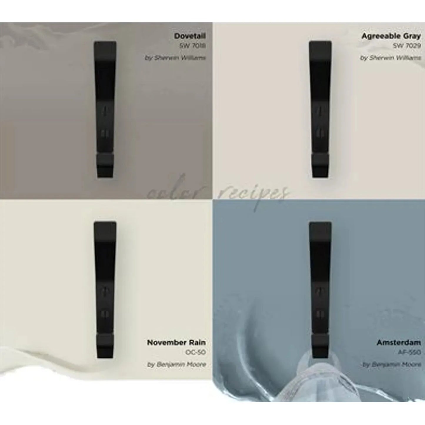 Toallero Emerge 370 mm Bronce Negro