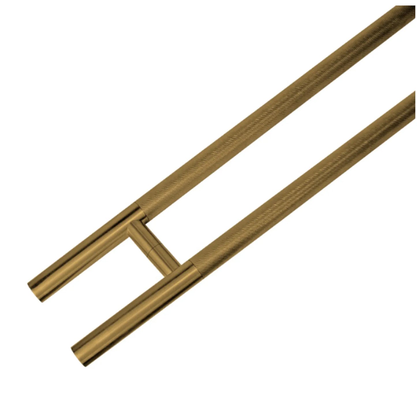 Set Manillón Tipo H Latón Satinado - Elegancia Clásica