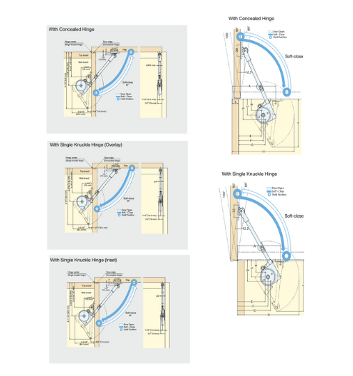 Soporte de solapa negro - SDS-C301N/BLK