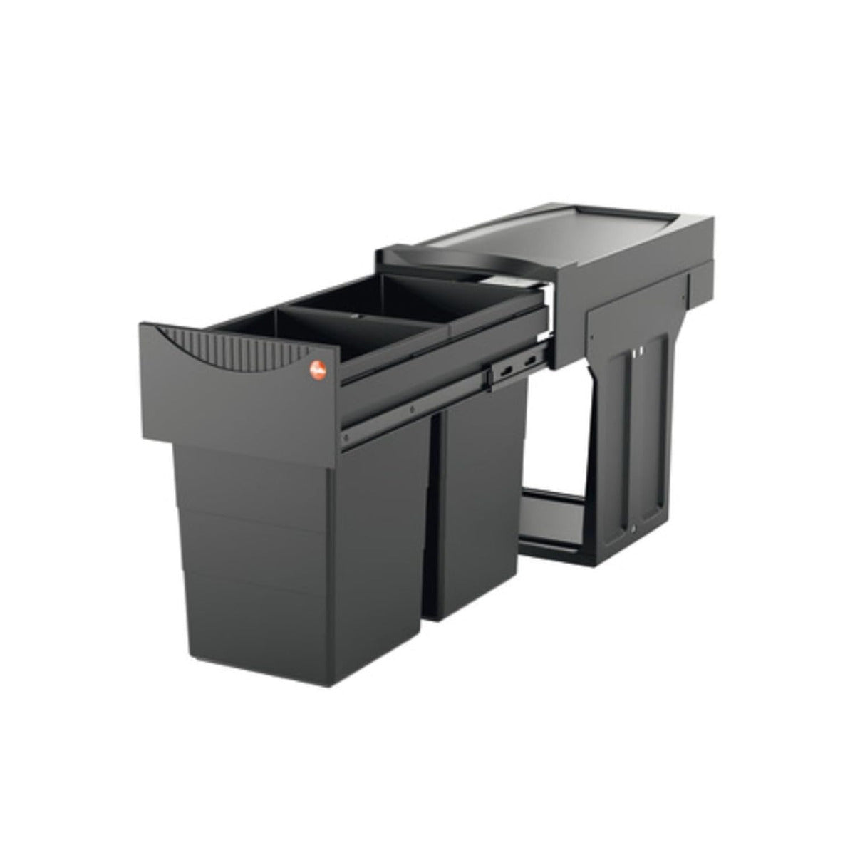 Cubo de Basura Doble 2 x 15 Lts. - Organización Óptima