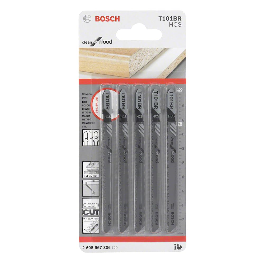 Segueta T101Br Clean for Wood 5 Piezas