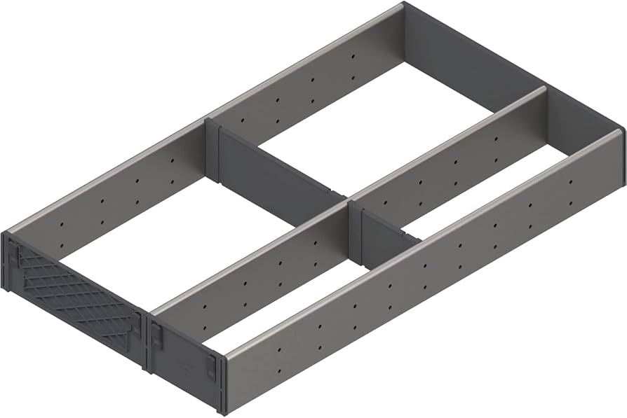 Juego ORGA-LINE Inox-Gris 550mm para TANDEMBOX Blum