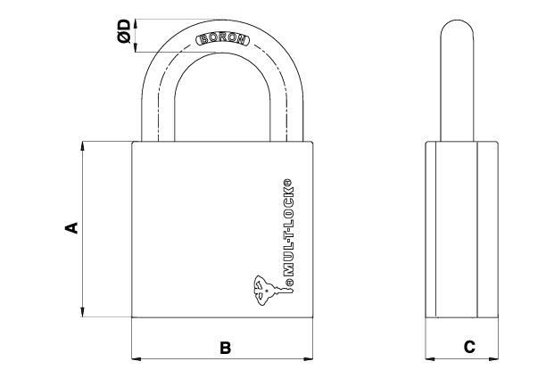 Candado Seguro MX6007 G10 - Alta Seguridad