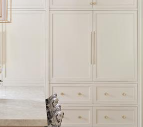 Pomo Oberon 1 3/4 Dorado Champagne - Elegante y Moderno