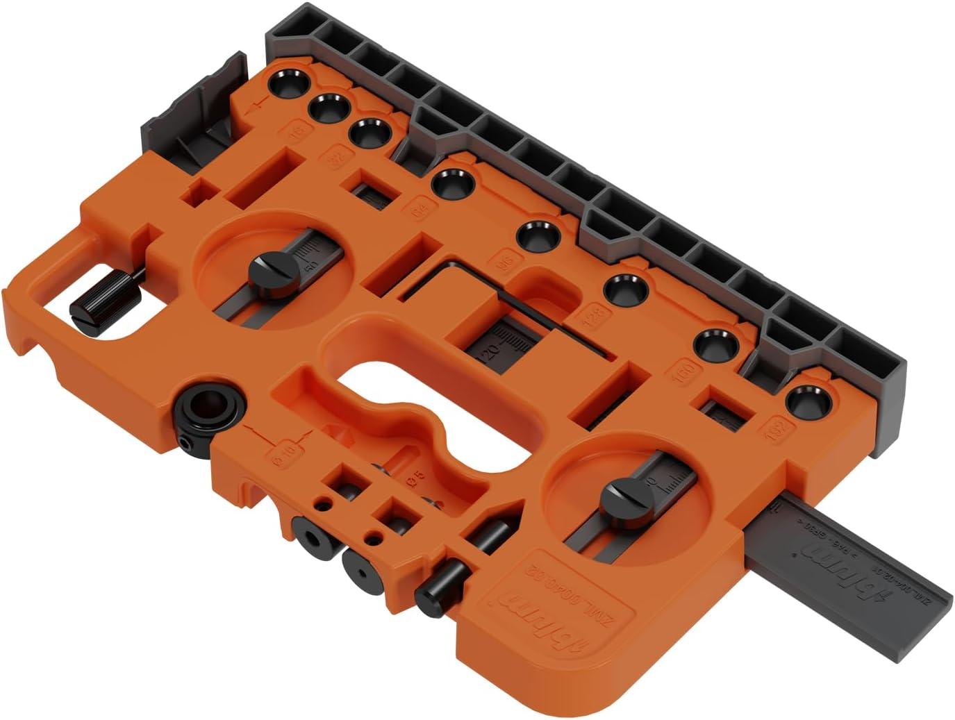 Plantilla de taladrar universal, para AVENTOS, TANDEMBOX intivo/TANDEMBOX plus, METABOX, TANDEM / LEGRABOX / MERIVOBOX / Guardacuerpo METABOX / Guardacuerpo TANDEMBOX