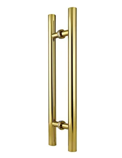 Jaladera Satin Gold HLD-633 para Puertas Elegantes