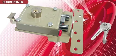 Cerradura Sobreponer Mod. 650 Izquierda | Seguridad Robusta