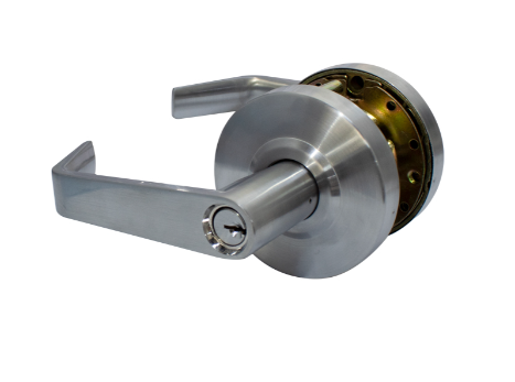 Cerradura Cromo Mate Segura y Moderna para Puertas 35-50mm