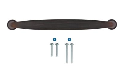 Jaladera Kane 160mm Bronce Envejecido - BP53803ORB