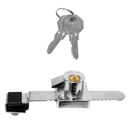 Cerradura Phillips Mod. 80 Cromo - Seguridad para Vitrinas