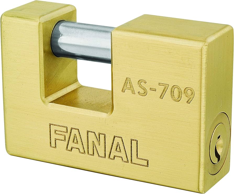 Candado Antipalanca AS-709: Seguridad Máxima con Llave de Puntos