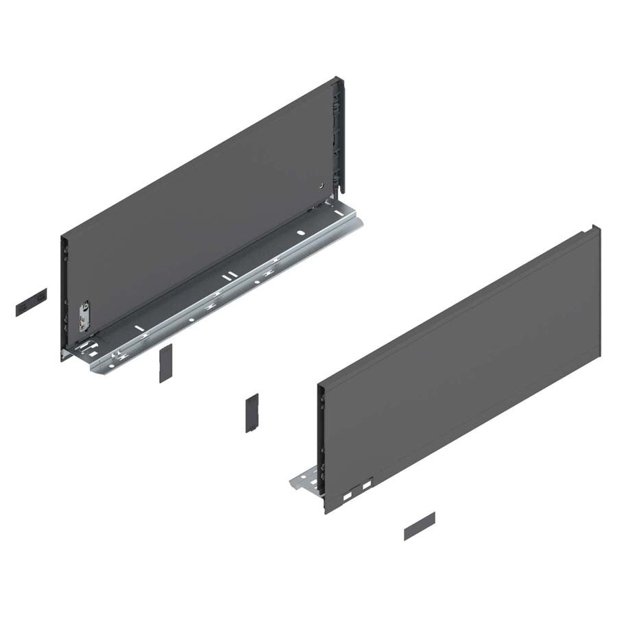 Perfil LEGRABOX Pure Altura C 450mm - Blum | Gris Orion
