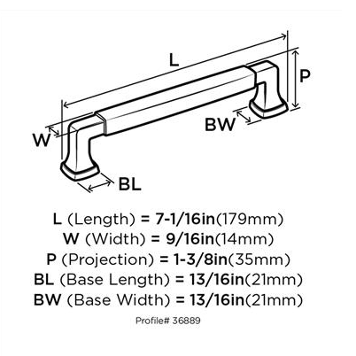 Jaladera Stature 160mm - Elegante y Duradera