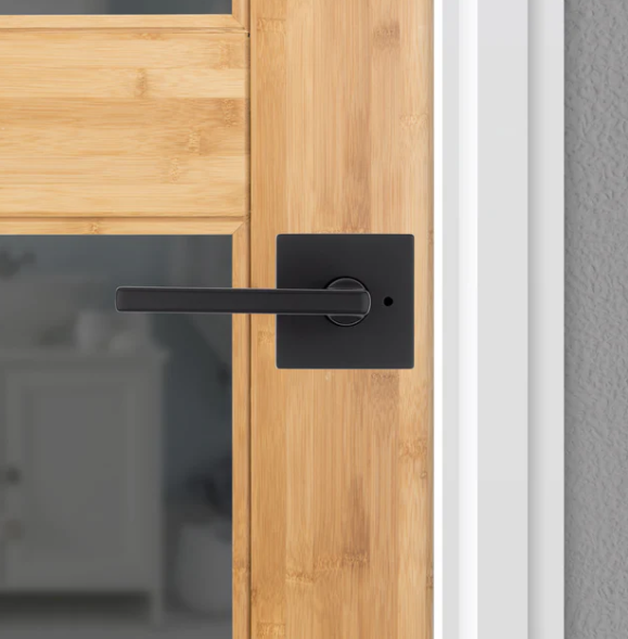 Cerradura de Privacidad Negra Halifax Kwikset 97300-949