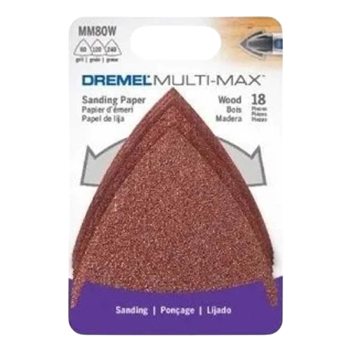 Kit 18 Lijas Papel Madera G60,120,240 para Dremel