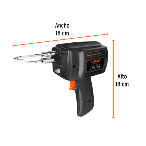 Cautín Pistola 230 W Profesional - Alta Potencia