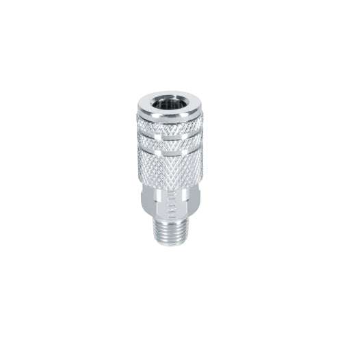 Cople Acero Cromado 1/4 NPT - Conexiones Duraderas