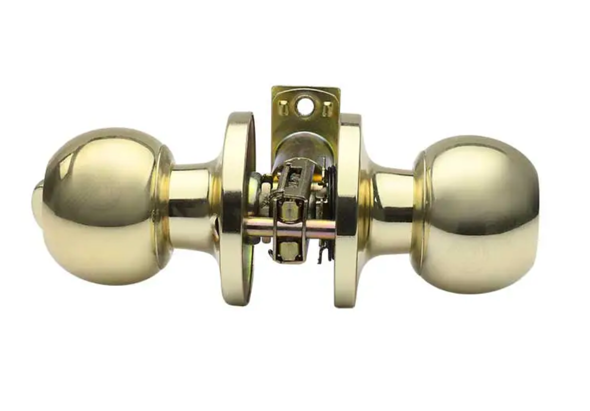 Pomo Bolton Tubular Latón Pulido - Elegancia para Baño