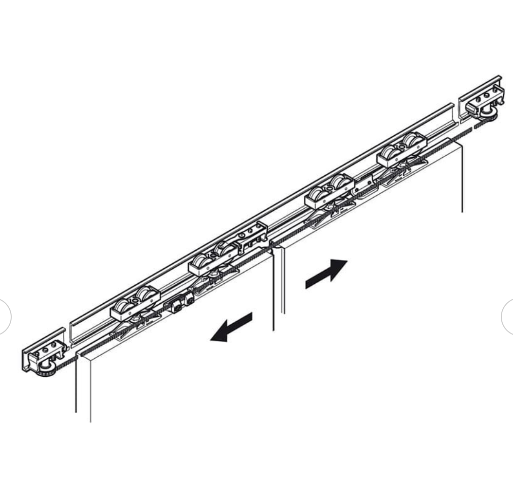 Sistema Corredizo Symmetric 80/Z para Puertas de Madera