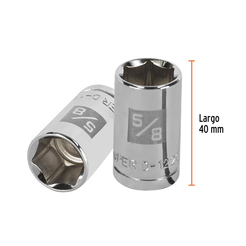 Dado 5/8" de Acero al Cromo Vanadio - Herramienta Resistent