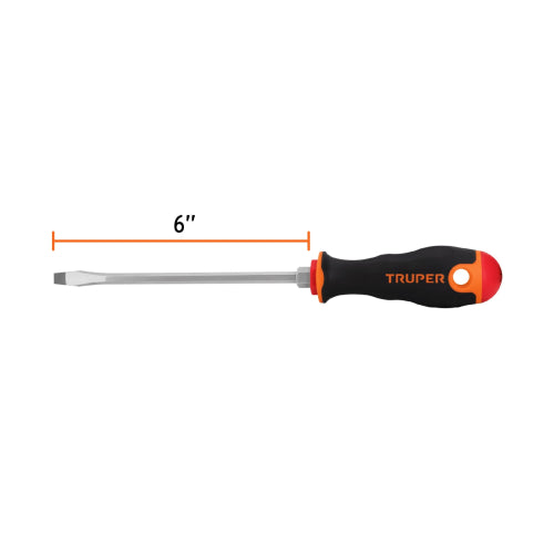 Desarmador Plano DR-1/4X6B - Herramienta Profesional Duradera
