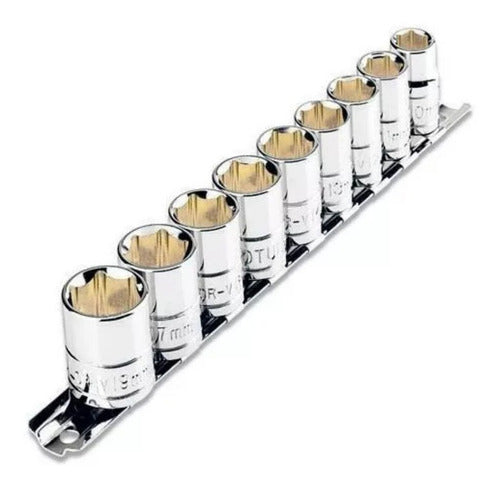 Juego Dados 3/8' Standard 10 Pz Pretul 21185