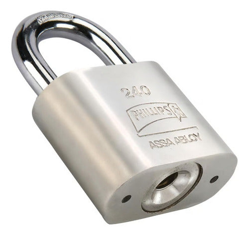 Candado De Acero 40mm Extra Seguridad Mod. 240