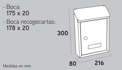 Mod. E5721 Smart Buzón Blanco