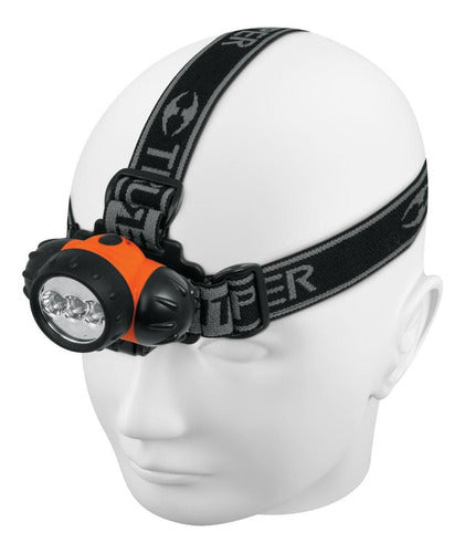 Linterna Cabeza 3aa 15 Lúmenes 3 Leds