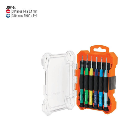 Juego Con Desarmadores De Precisión, 6 Piezas