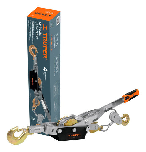 Malacate, 4 Toneladas, Truper 14727