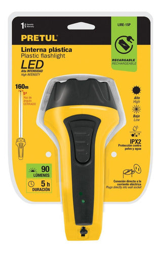 Linterna Recargable Lire-15p