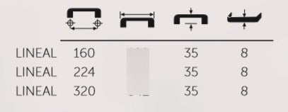 7020.320.22 Asa 320 Lineal Niquel Satinado