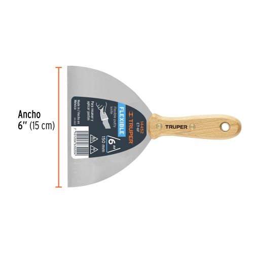 Espátula Flexible Profesional 6" - Alta Calidad y Durabilidad