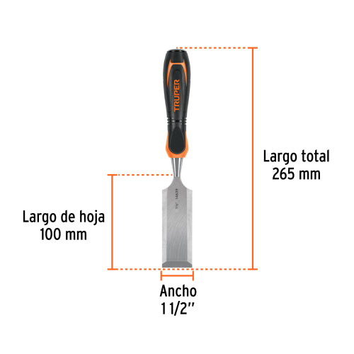 Formon 1 1/2" FT-1-1/2 | Acero Cromo Vanadio Duradero