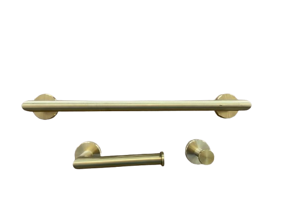 Set de Accesorios para Baño en Latón Satinado - BT13-SB