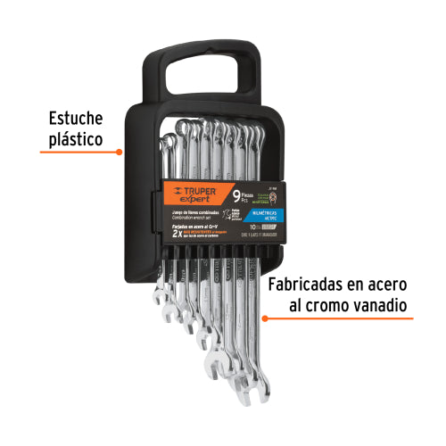 Juego de Llaves Extralargas Acero Cromo Vanadio - JC-9M