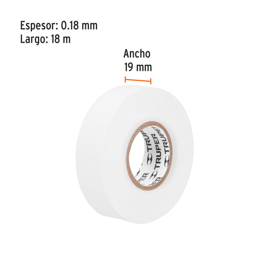 Cinta de Aislar Blanca M-33B