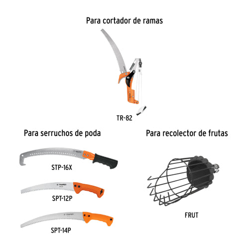 Mango Telescópico de Aluminio para TR-82 | Ligero y Durable
