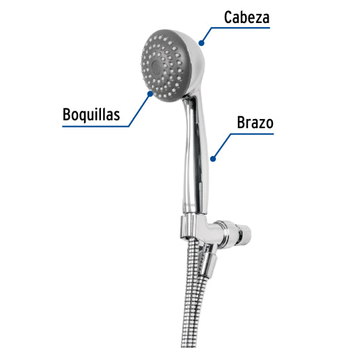 Foset Aero R-011 Regadera de Teléfono 3-1/4" con Soporte