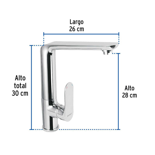 Monomando Riviera para Fregadero - Diseño Elegante