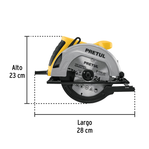 Sierra Circular 7-1/4" 1200W - Potencia y Precisión
